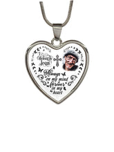 Load image into Gallery viewer, New type of Personalized I belong to Jesus Memorial Heart Photo Necklace
